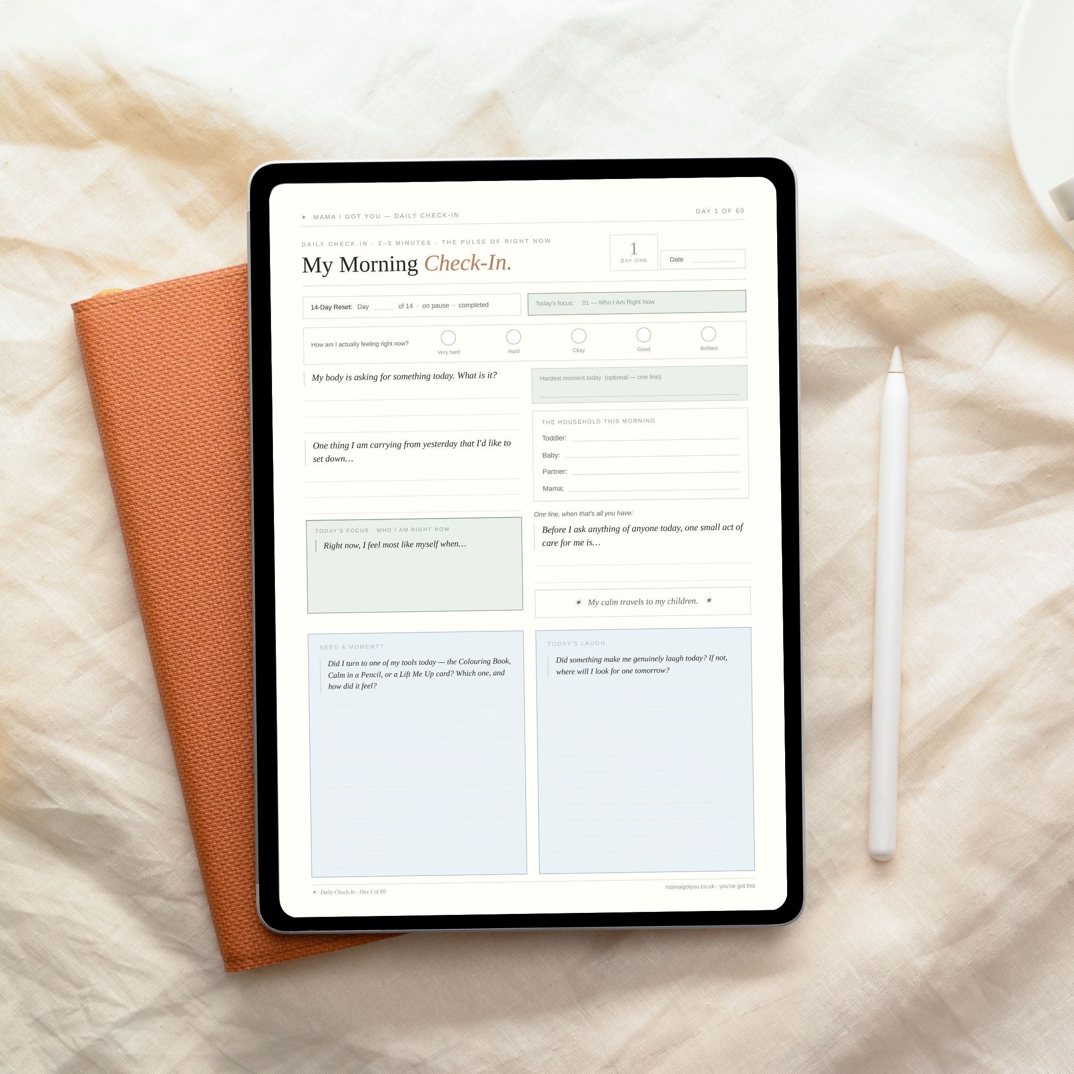 Mama Reset Journal