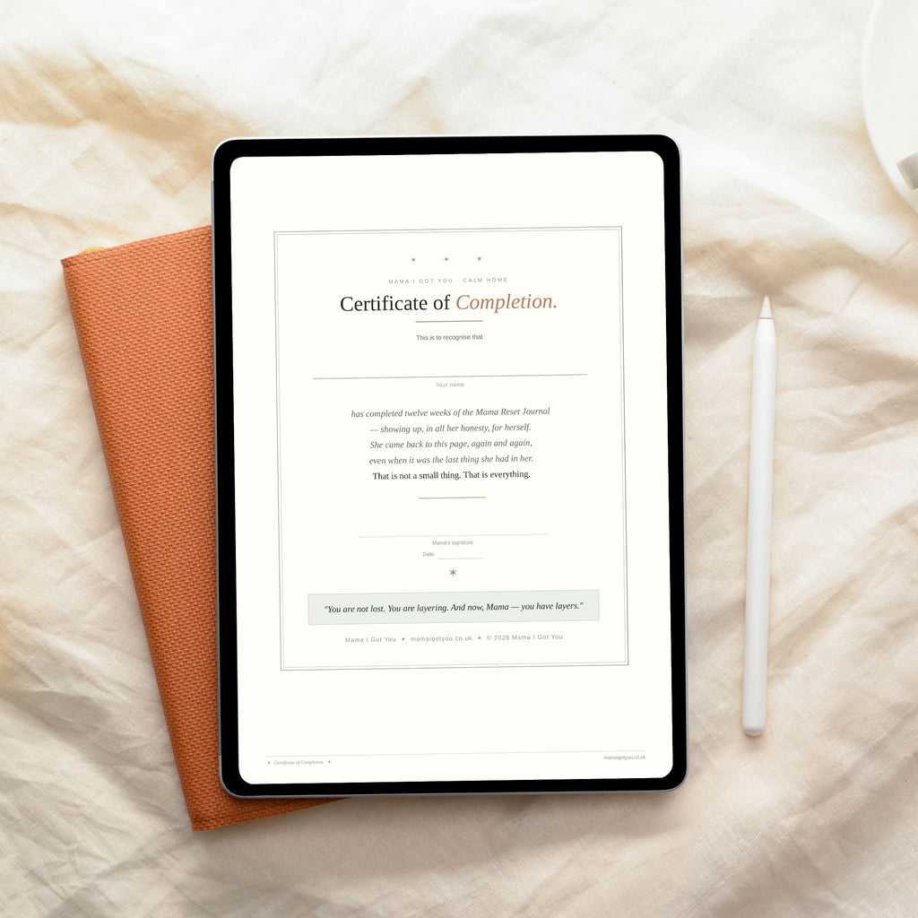 Mama Reset Journal